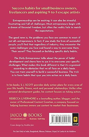 The Daily Entrepreneur by S. J. Scott & Rebecca Livermore