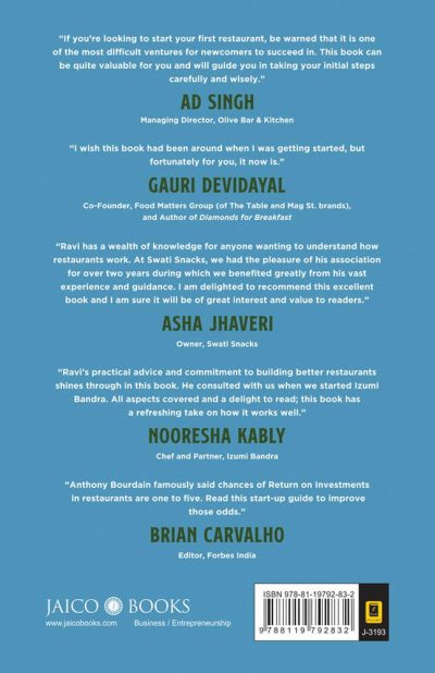 Beyond the Menu: A Restaurant Start-up Guide by Ravi Wazir - Image 2