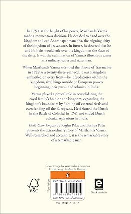God's Own Empire: The Extraordinary Life of Marthanda Varma of Travancore by Raghu Palat, Pushpa Palat (Author)