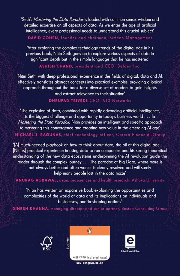 Mastering the Data Paradox : Key to Winning in the AI Age by  Nitin Seth