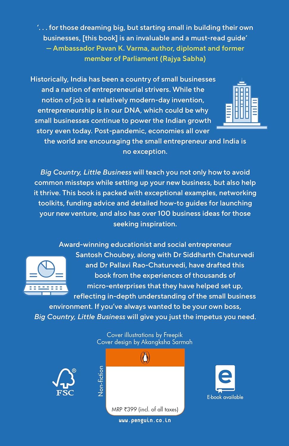 Big Country, Little Business: A beginner’s guide to building your own micro-enterprise by and Dr. Siddharth Chaturvedi Dr. Pallavi Rao Chaturvedi, Santosh Choubey (Author) - Image 2