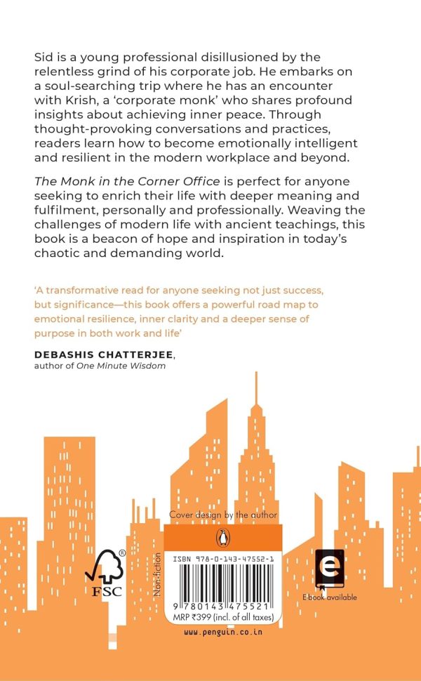 The Monk in the Corner Office: Work Life Wisdom for the 21st Century by Gopi Krishnaswamy