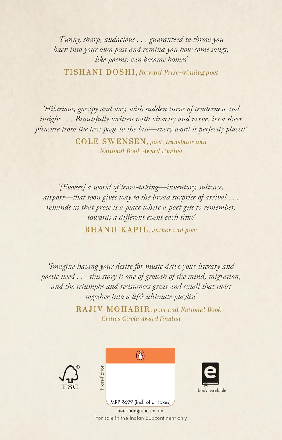 Hundred Greatest Love Songs: A Genre-Bending Memoir of Art, Poetry, Friendship, and Belonging by Biswamit Dwibedy - Image 2