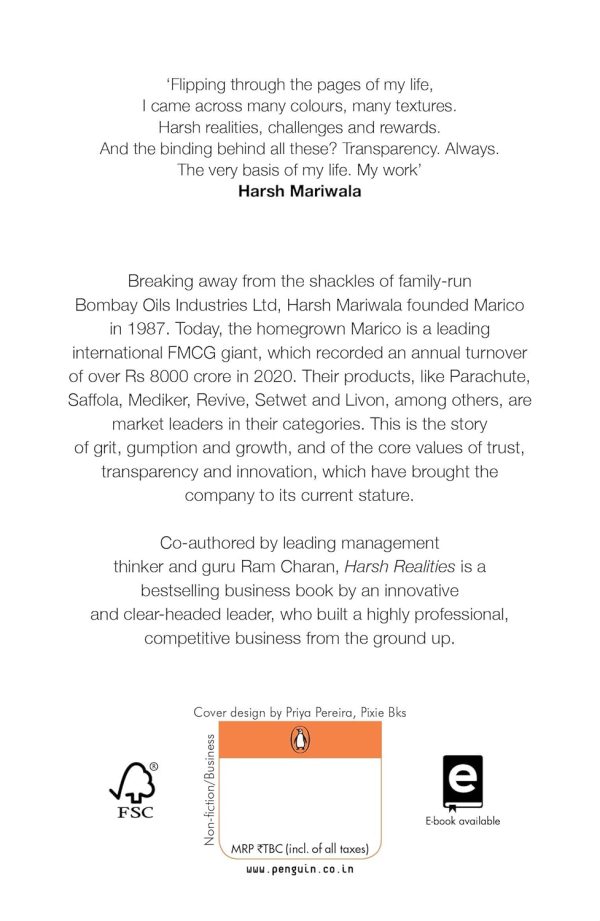 Harsh Realities: The Making of Marico by Harsh Mariwala, Ram Charan (Author)