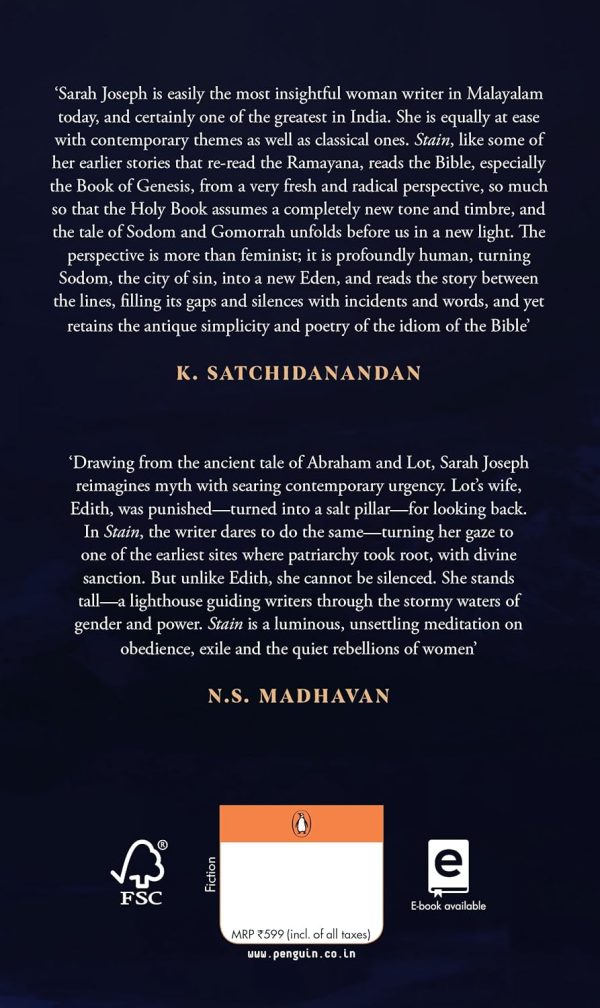 Stain by Sarah Joseph (Author), Sangeetha Sreenivasan (Translator)