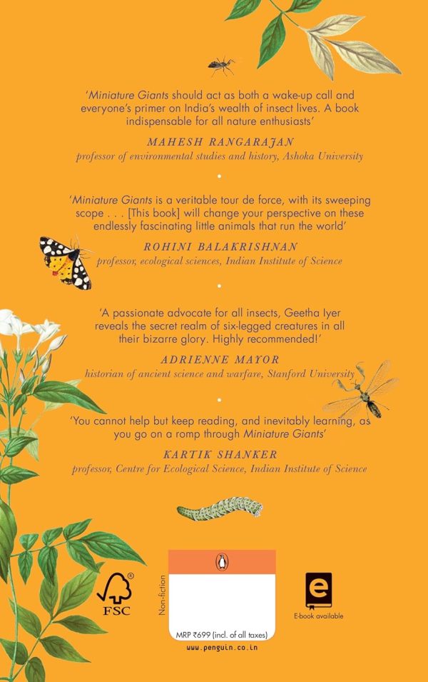 Miniature Giants: Insect Stories Beyond The OrdiMiniature Giants: Insect Stories Beyond The Ordinary by Geetha Iyer