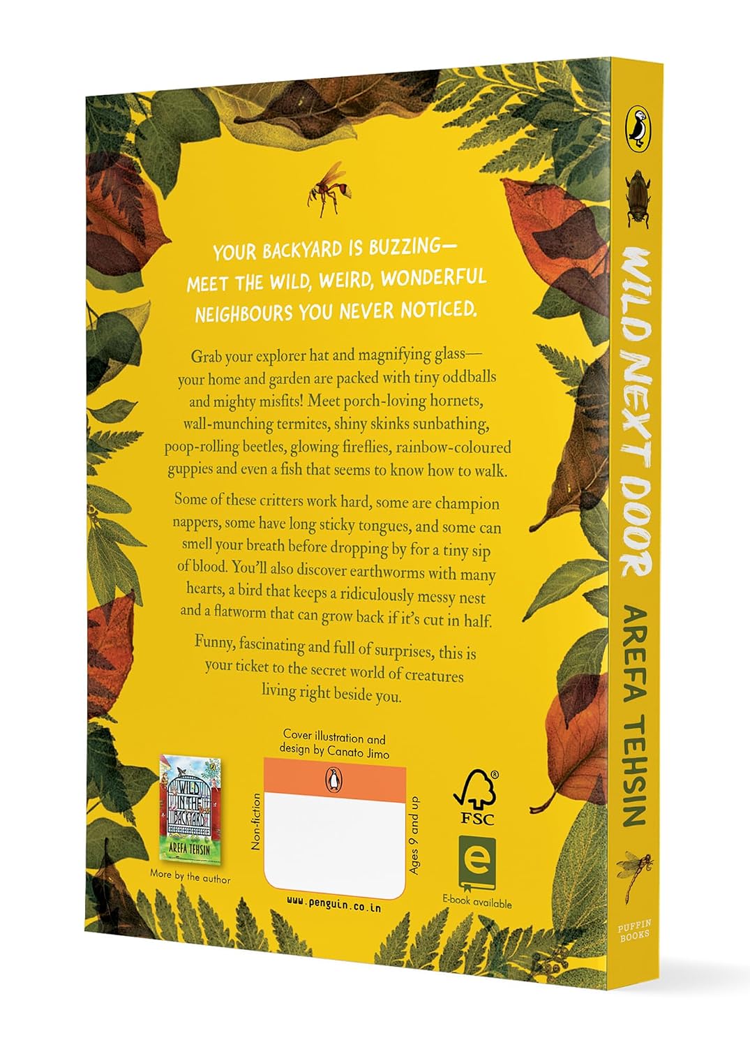 Wild Next Door: Wildlife and Nature Book for Kids | Discover Insects, Birds, Reptiles and Backyard Animals through Fun Facts and Illustrations - Image 2